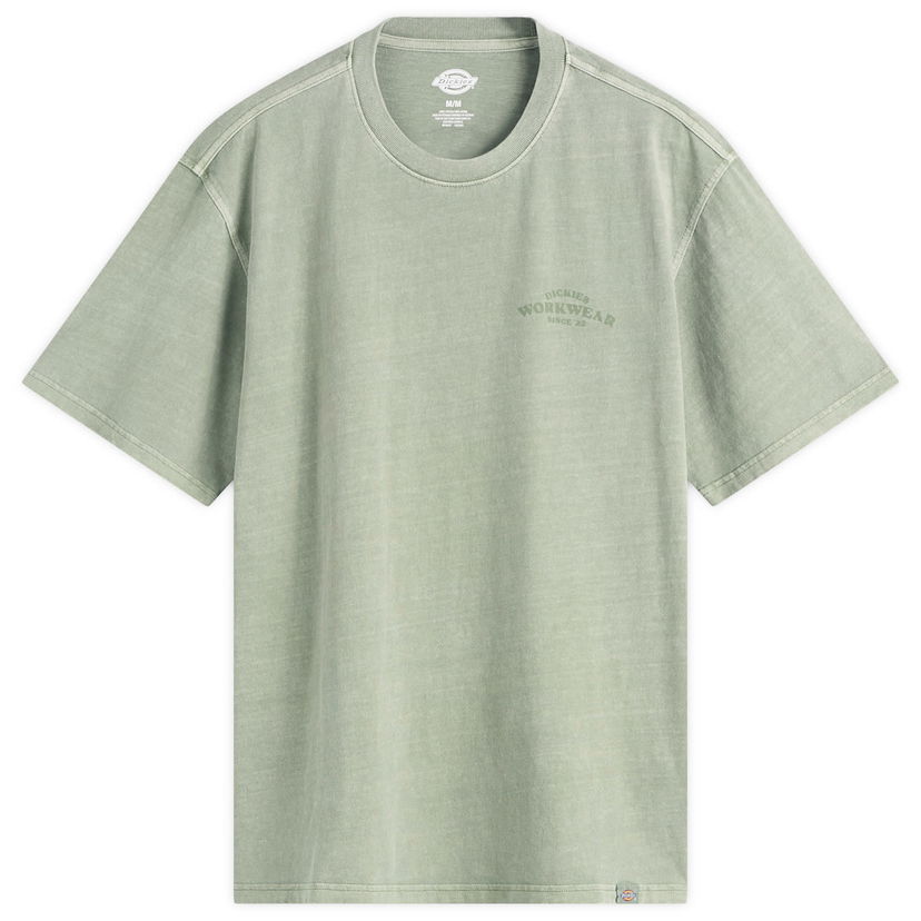 Тениска Dickies Christiana Garment Dyed T-Shirt, Size Large Зелено | DK0A87QHL191