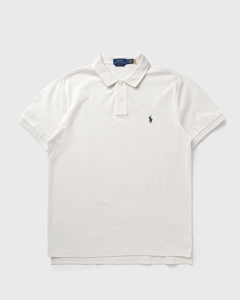 Поло тениска Polo by Ralph Lauren Short Sleeve Knit Polo Shirt Slim Fit Бяло | 710680784438