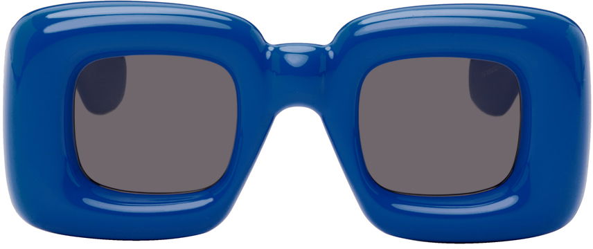 Слънчеви очила Loewe Blue Inflated Sunglasses Тъмно синьо | LW40098I 192337116827, 0