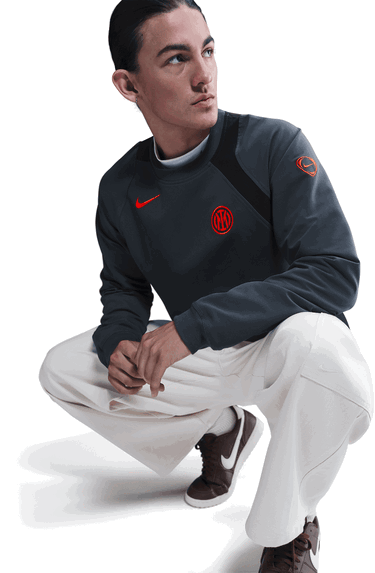 Суитчър Nike Total 90 Inter Milan Soccer Crew-Neck Top Сиво | hq9779-437, 5