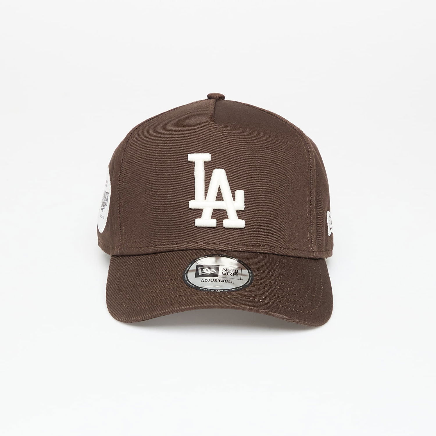 Шапка с козирка New Era LA Dodgers MLB Sidepatch 9FORTY E-Frame Adjustable Cap Кафяво | 60758971, 0