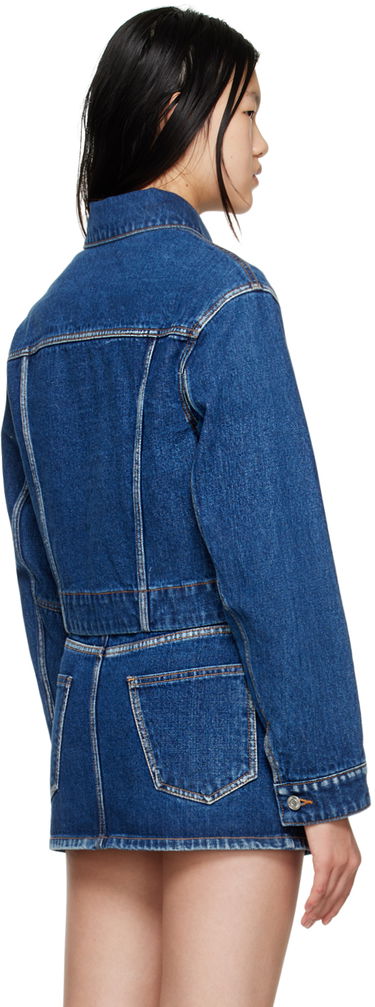 Яке We11done We11done V-Line Denim Jacket Синьо | WD-DJ3-22-330-W-BL, 2