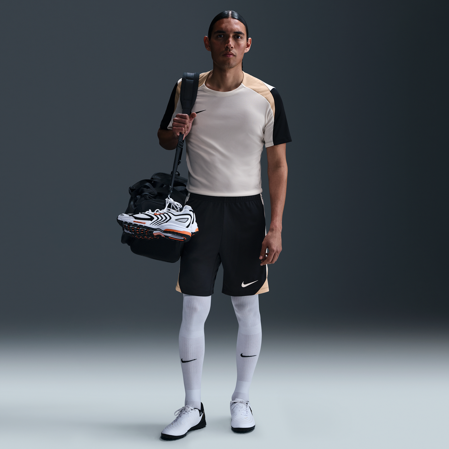 Тениска Nike Dri-FIT Strike Football Shorts Бежово | FN2401-017, 0