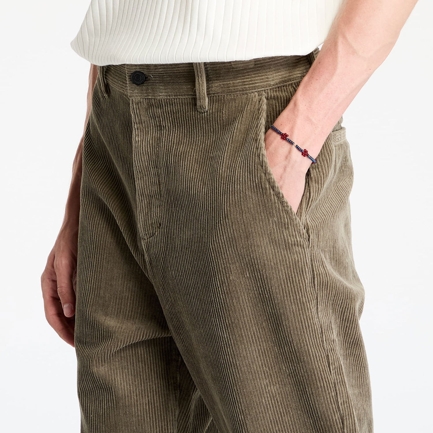 Дънки CALVIN KLEIN Jeans Corduroy Pant Gray Кафяво | J30J326161 PFV, 1