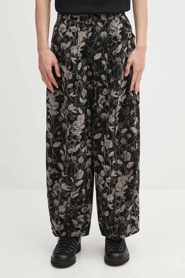 H.D. Painter Wide-Leg Floral Print Pants