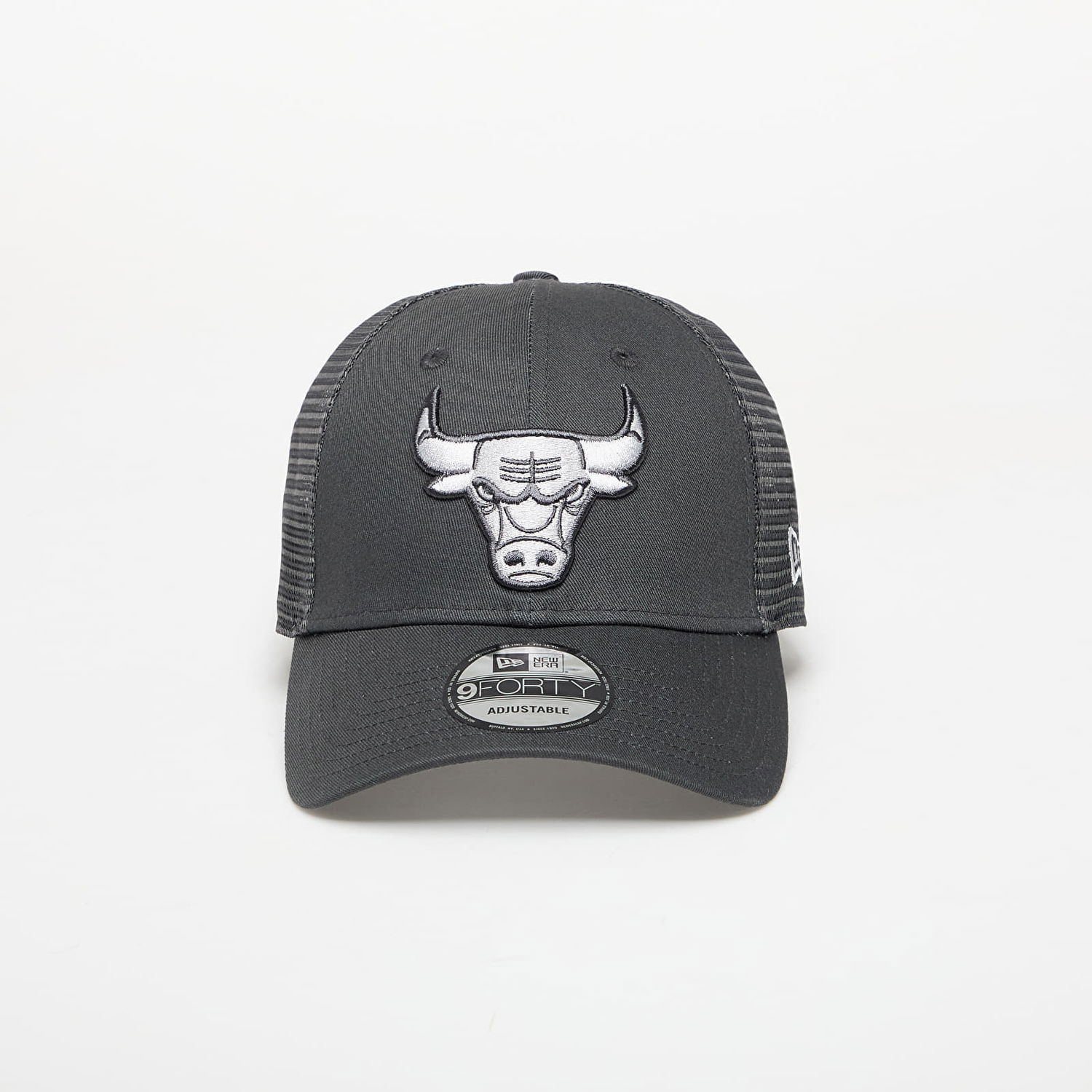 Шапка с козирка New Era Chicago Bulls NBA 9FORTY Trucker Adjustable Cap Сиво | 60667433, 0