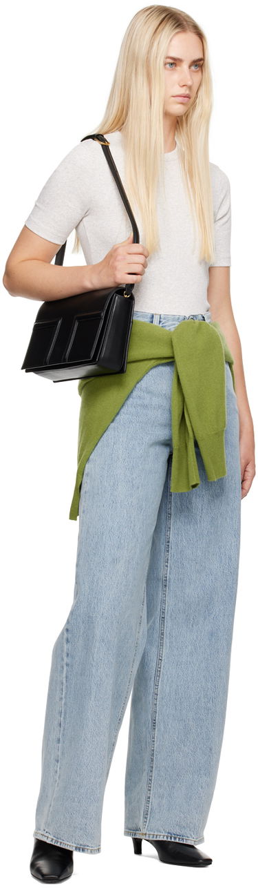 Дънки TOTEME Wide Leg Jeans Синьо | 242-WRB2426-FB0045, 3