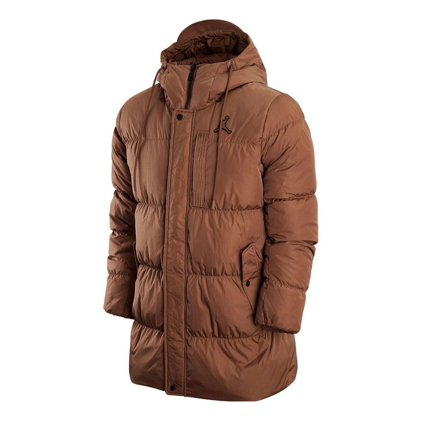 Пухо яке Jordan Jordan Solid Color Down Jacket Кафяво | DZ4554-256