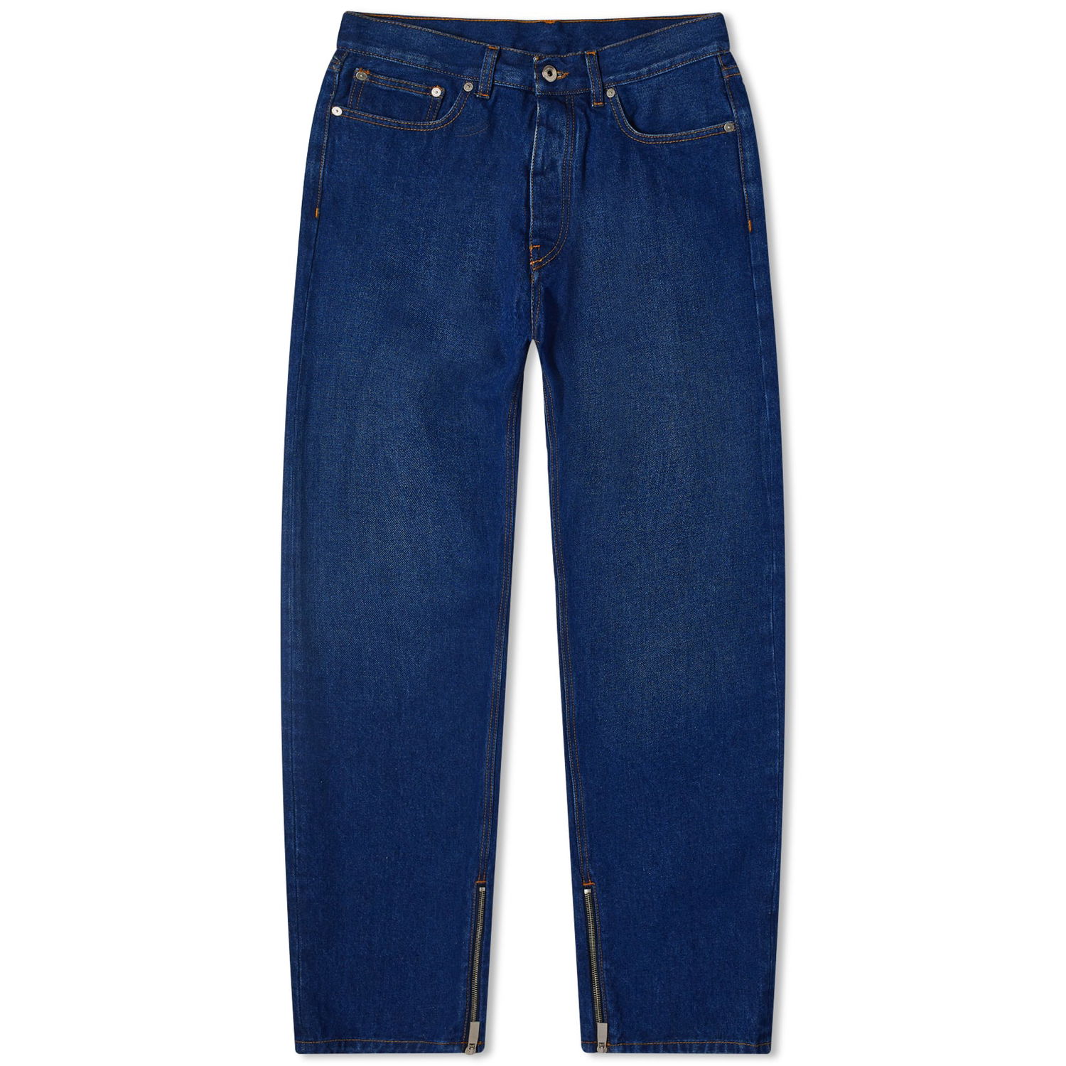 Дънки Off-White Skate Relaxed Fit Jeans Тъмно синьо | OMYA177C99DEN0034400, 0