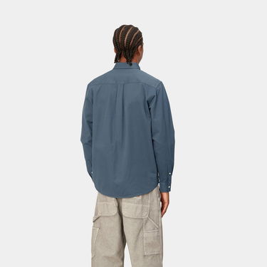 Риза Carhartt WIP L/S Madison Shirt "Ore / Wax" Тъмно синьо | I023339_1RE_XX, 1