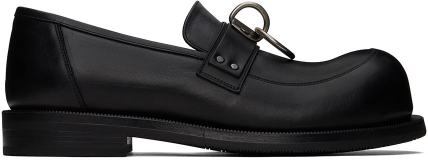 Кецове и обувки Martine Rose Martine Rose Bulb Toe Ring Loafers Черно | MRSS24-1035, 0