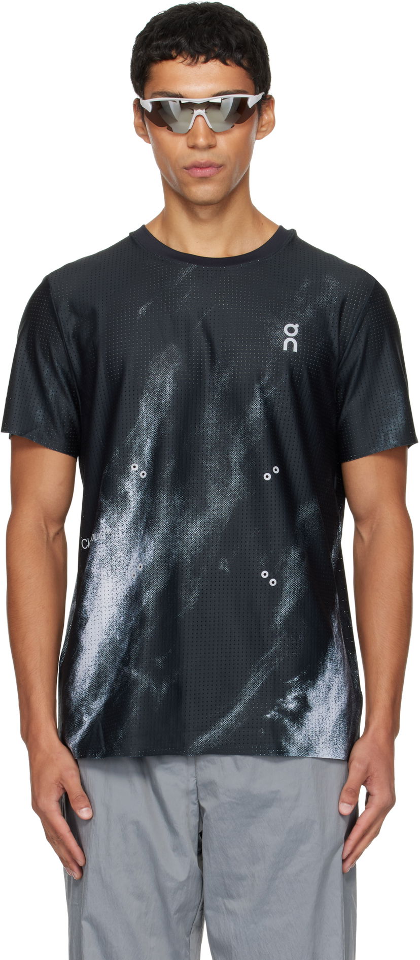Тениска On Running Pace Mesh T-Shirt Черно | 1MF10030777