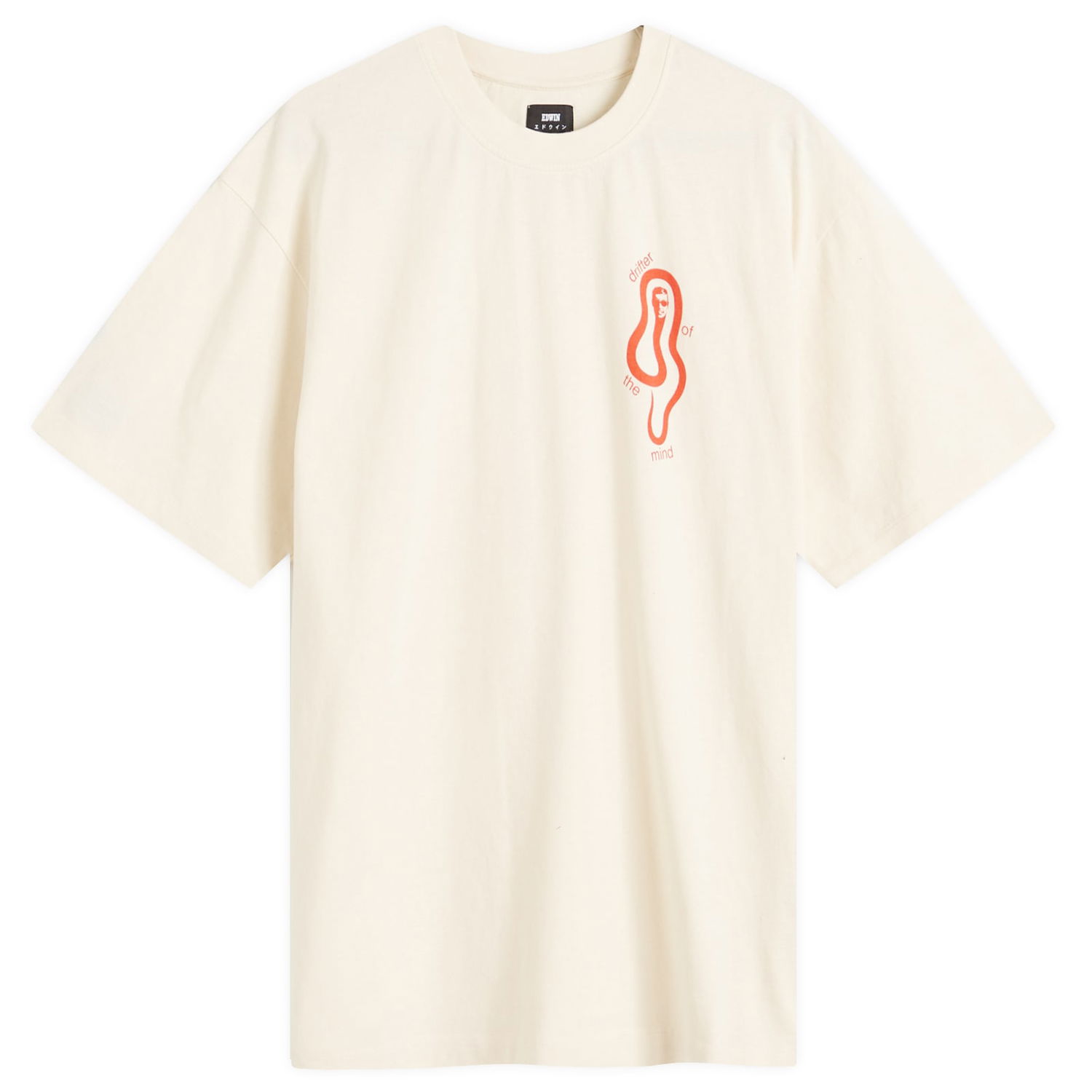 Тениска EDWIN T-Shirt Music Channel Mind Drifter Бяло | I034167-1WI67, 0