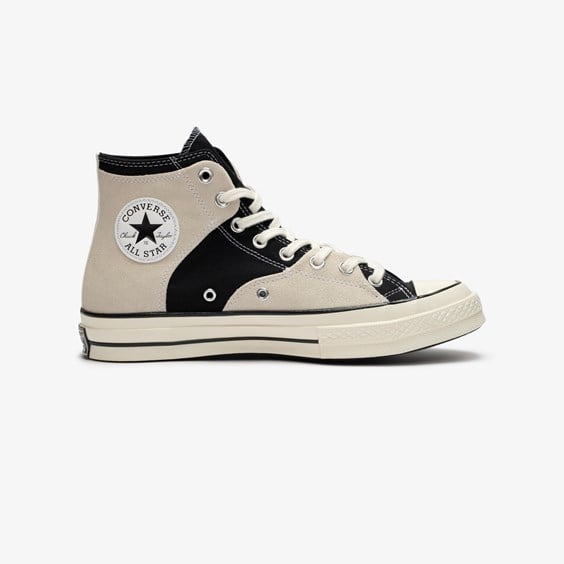 Кецове и обувки Converse Chuck Taylor All-Star 70 Hi Retro Sport Egret Black White Бяло | A02763C, 1