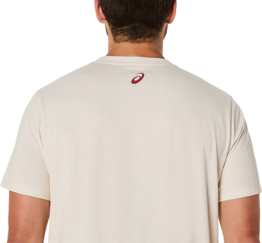 Тениска Asics Big Logo Graphic Short Sleeve T-Shirt Бежово | 2031e188-201, 3