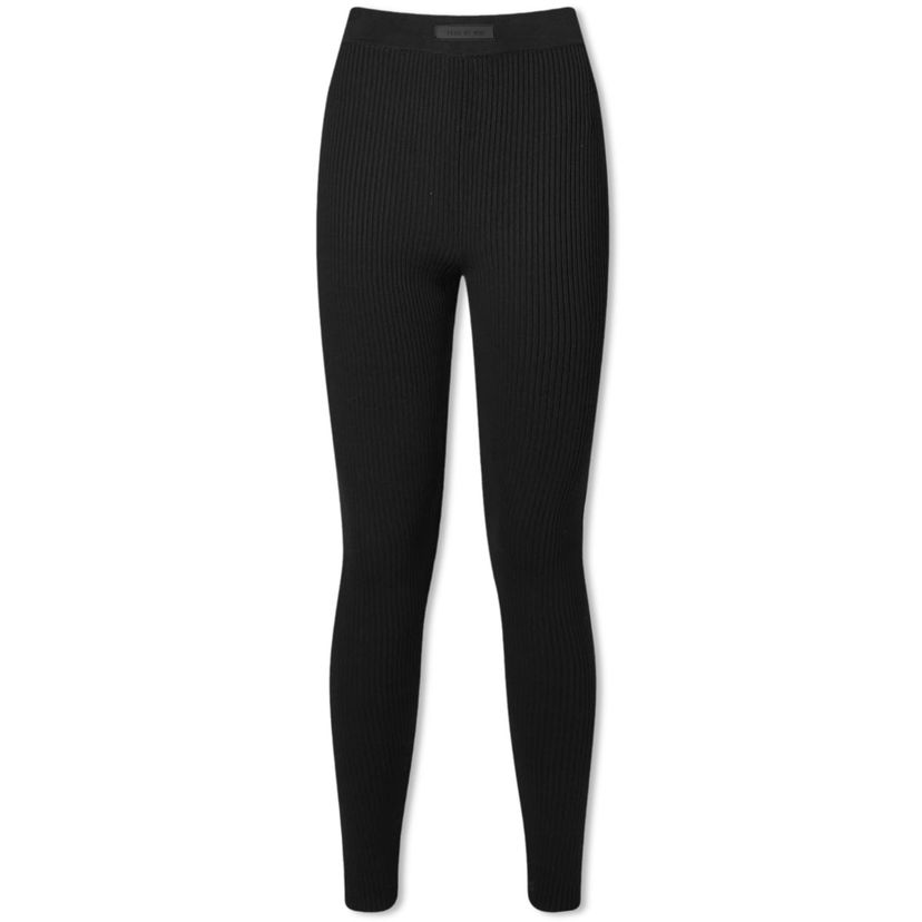 Клинове Fear of God Women's Essentials Ribbed Knit Leggings Черно | 192BT235350FW