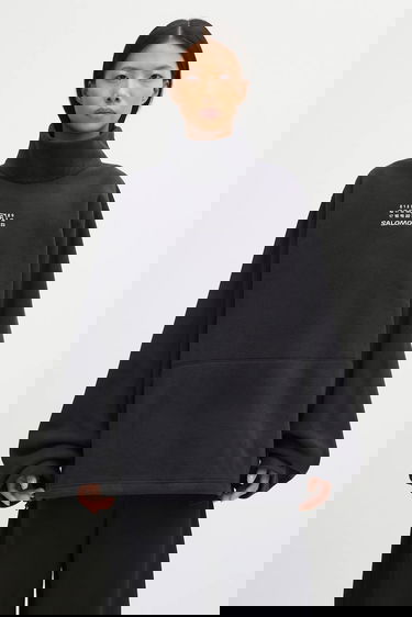 Суитчър Maison Margiela MM6 Maison Margiela x Salomon Oversized High-Neck Fleece Sweatshirt Черно | S52NH0035.M20140.899, 0