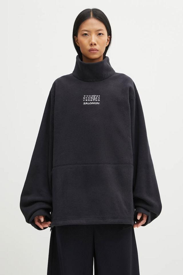 MM6 Maison Margiela x Salomon Oversized High-Neck Fleece Sweatshirt