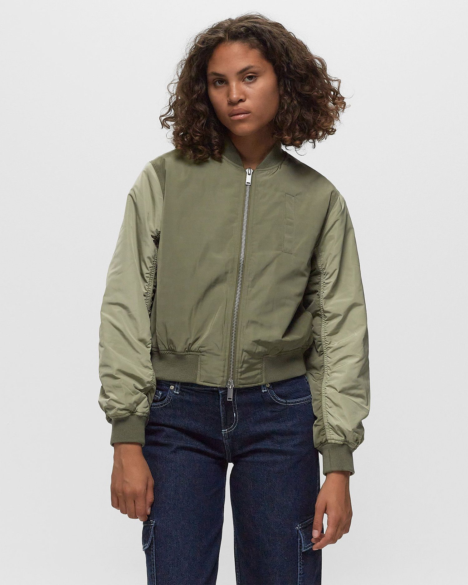 Яке бомбър envii ENPOWER JACKET Зелено | E23400014-DEEP-LICHEN-GREEN, 1