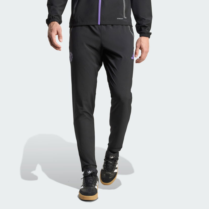 Панталони adidas Performance Manchester United Tiro 25 Competition Vis Tech Travel Pants Черно | JV5352