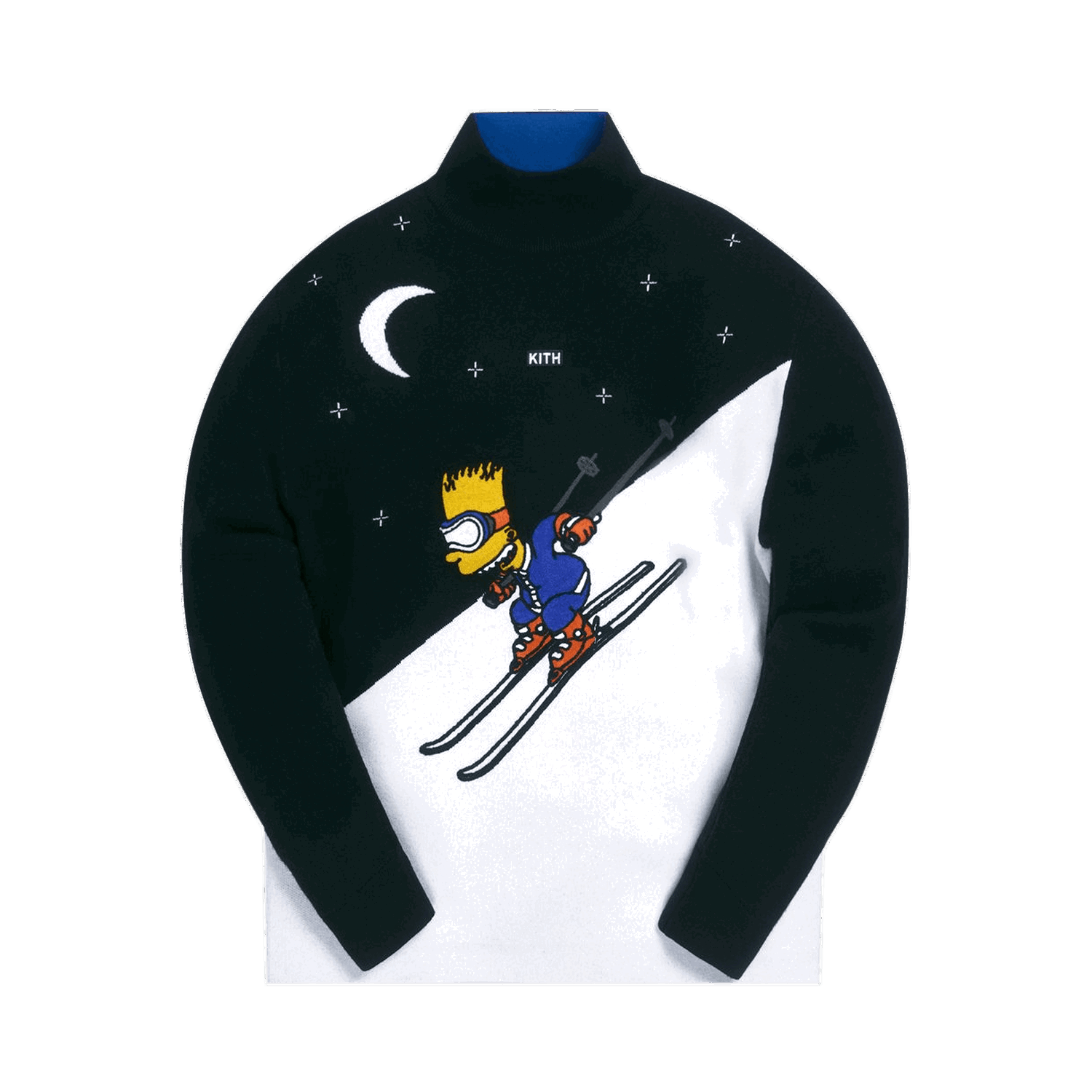 Пуловер KITH For The Simpsons Bart Turtleneck Черно | KH2582 100, 0
