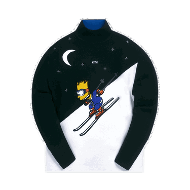 Пуловер KITH For The Simpsons Bart Turtleneck Черно | KH2582 100, 0