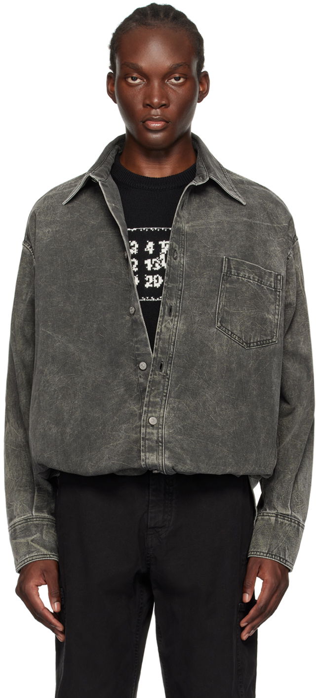 Риза Maison Margiela Oversized Denim Shirt Сиво | SH0DT0015 M30011, 0