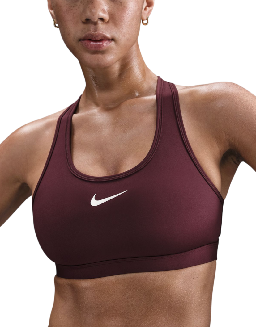 Сутиен Nike Nike Swoosh Medium Support Sports Bra Бургунди | dx6821-652