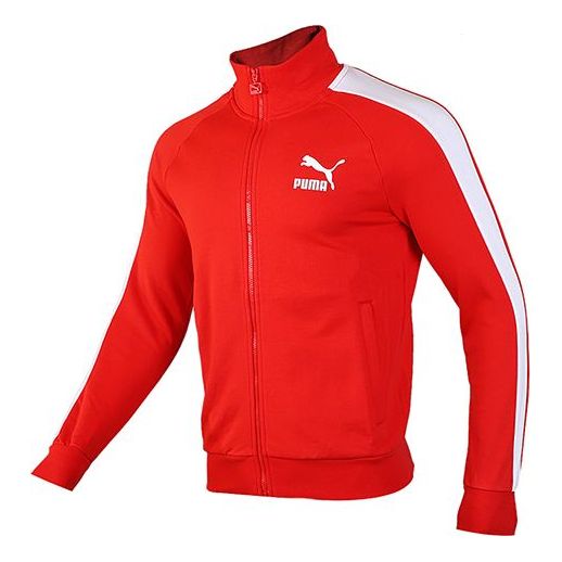 Ветровка Puma Iconic Minimalistic Stand Collar Jacket Червено | 595976-11