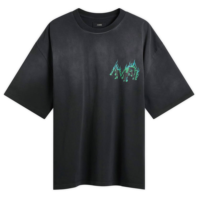 Тениска AMIRI Flames T-Shirt Черно | AMTOJR1115-001