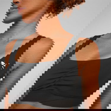Сутиен Puma x PAMELA REIF Ruching Sports Bra Черно | 523064_01, 1