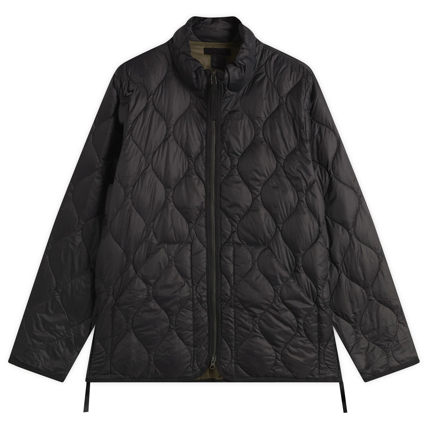 Пухо яке TAION Military Hi-Neck Zip Softshell Down Jacket Size Small Черно | TAION-102ALSZML-1-BLK, 1