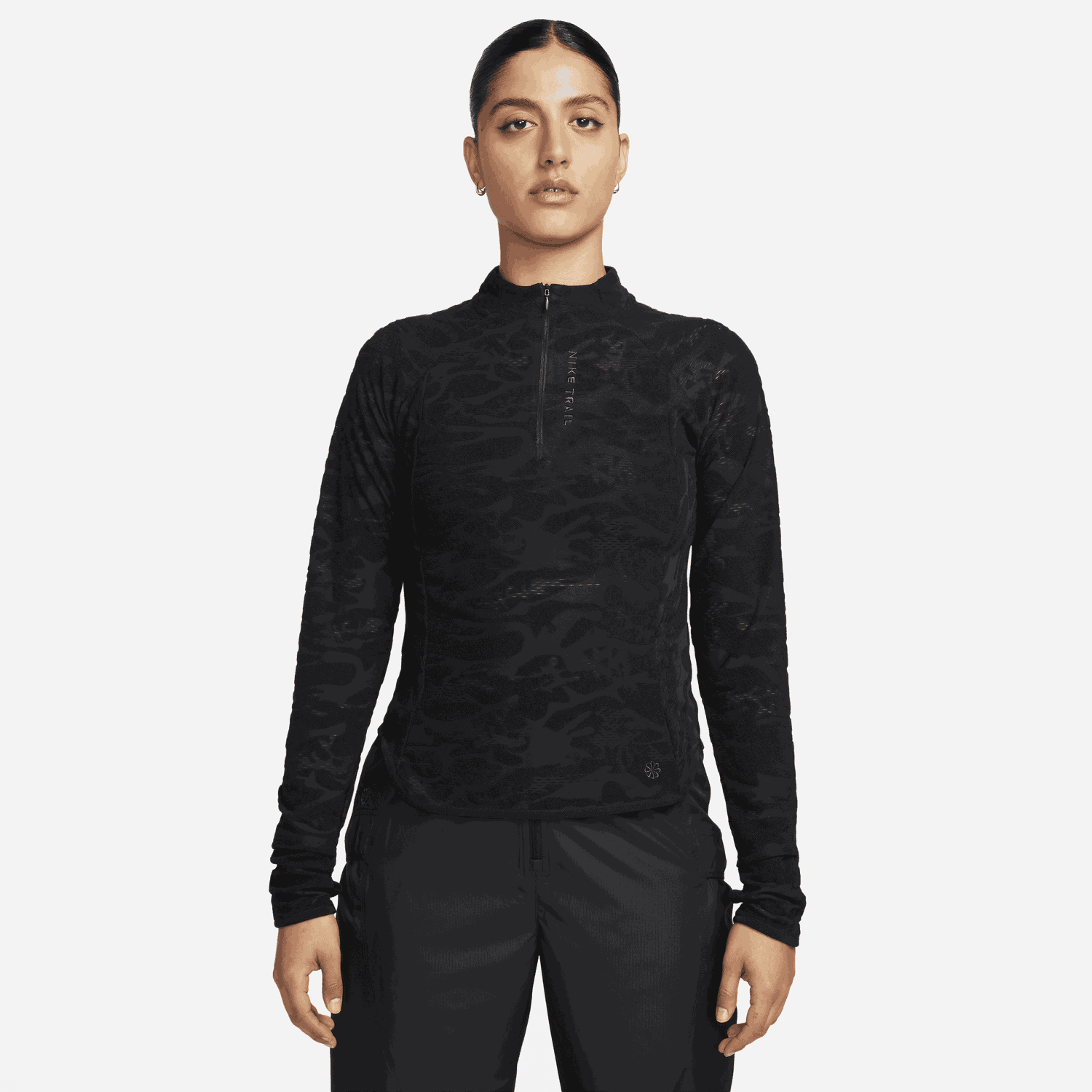 Тениска Nike Trail Dri-FIT Черно | FB7637-010, 0