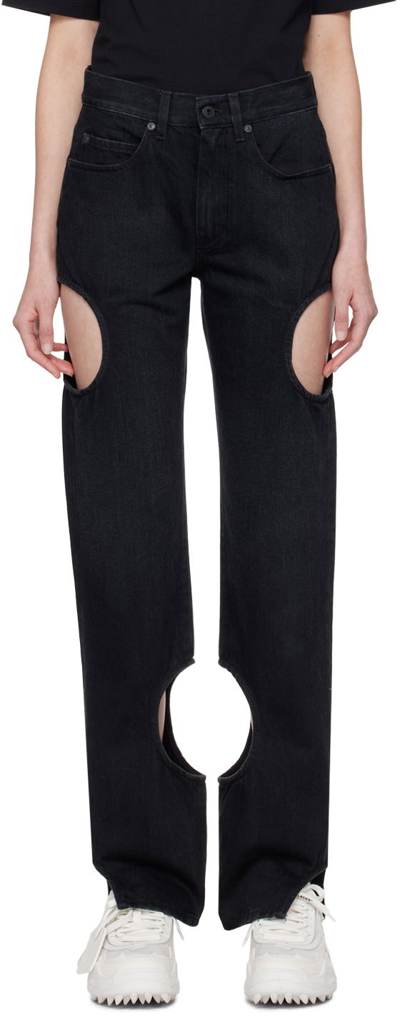 Дънки Off-White Black Meteor Jeans Черно | OWYA058C99DEN0021000, 0