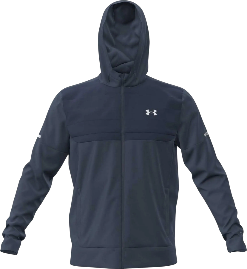 Суитчър Under Armour Armour Fleece Hooded Full-Zip Track Jacket Тъмно синьо | 6005617-044