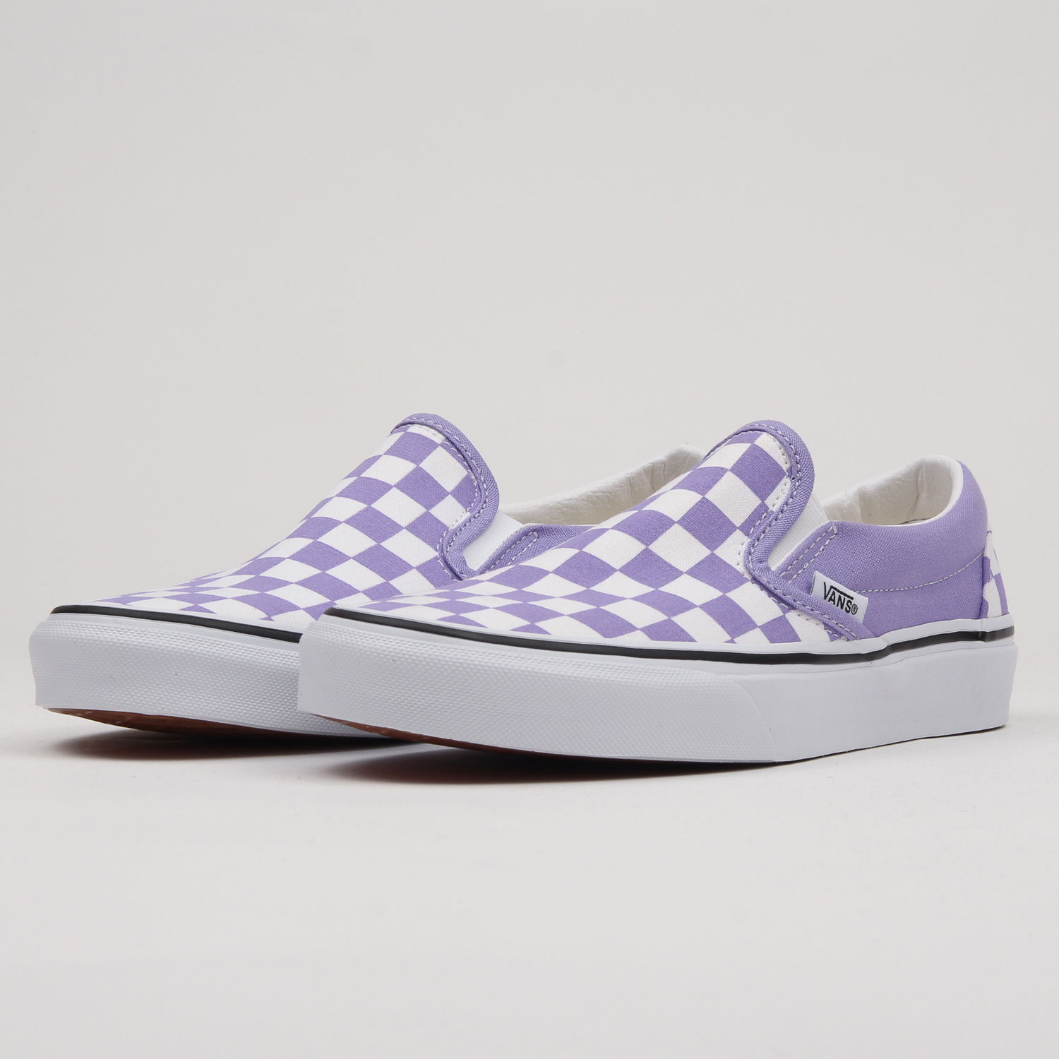 Кецове и обувки Vans Classic Slip-On Checkerboard Лилаво | VN0A38F7VLX, 0