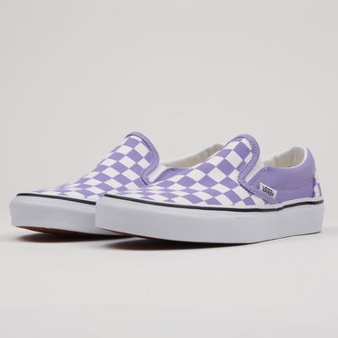 Кецове и обувки Vans Classic Slip-On Checkerboard Лилаво | VN0A38F7VLX, 0