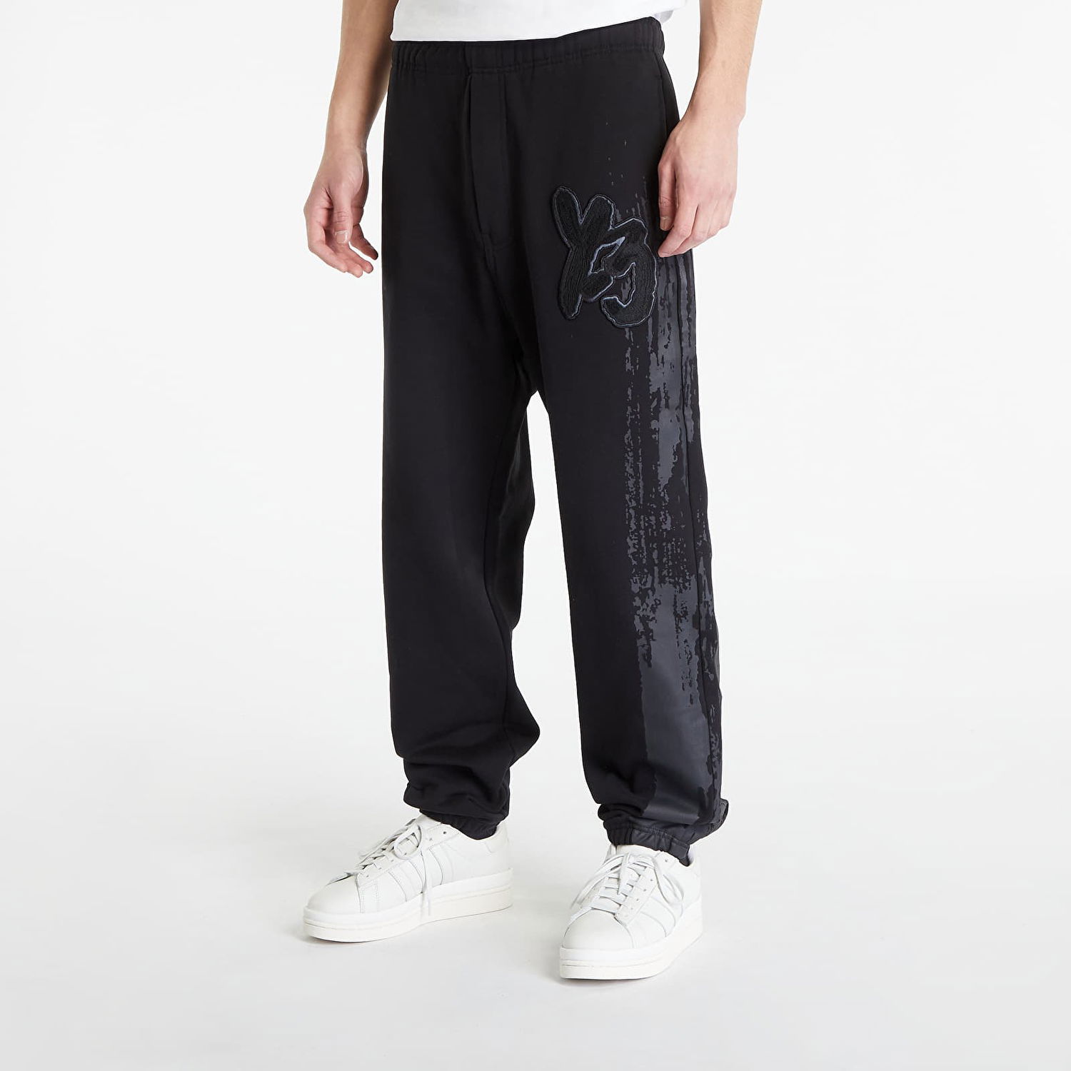 Карго панталони Y-3 Graphic Logo French Terry Pants Черно | H44805, 0