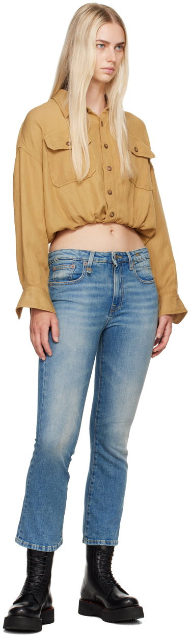 Дънки R13 R13 Kick Fit Jeans Синьо | R13W0009-143, 3