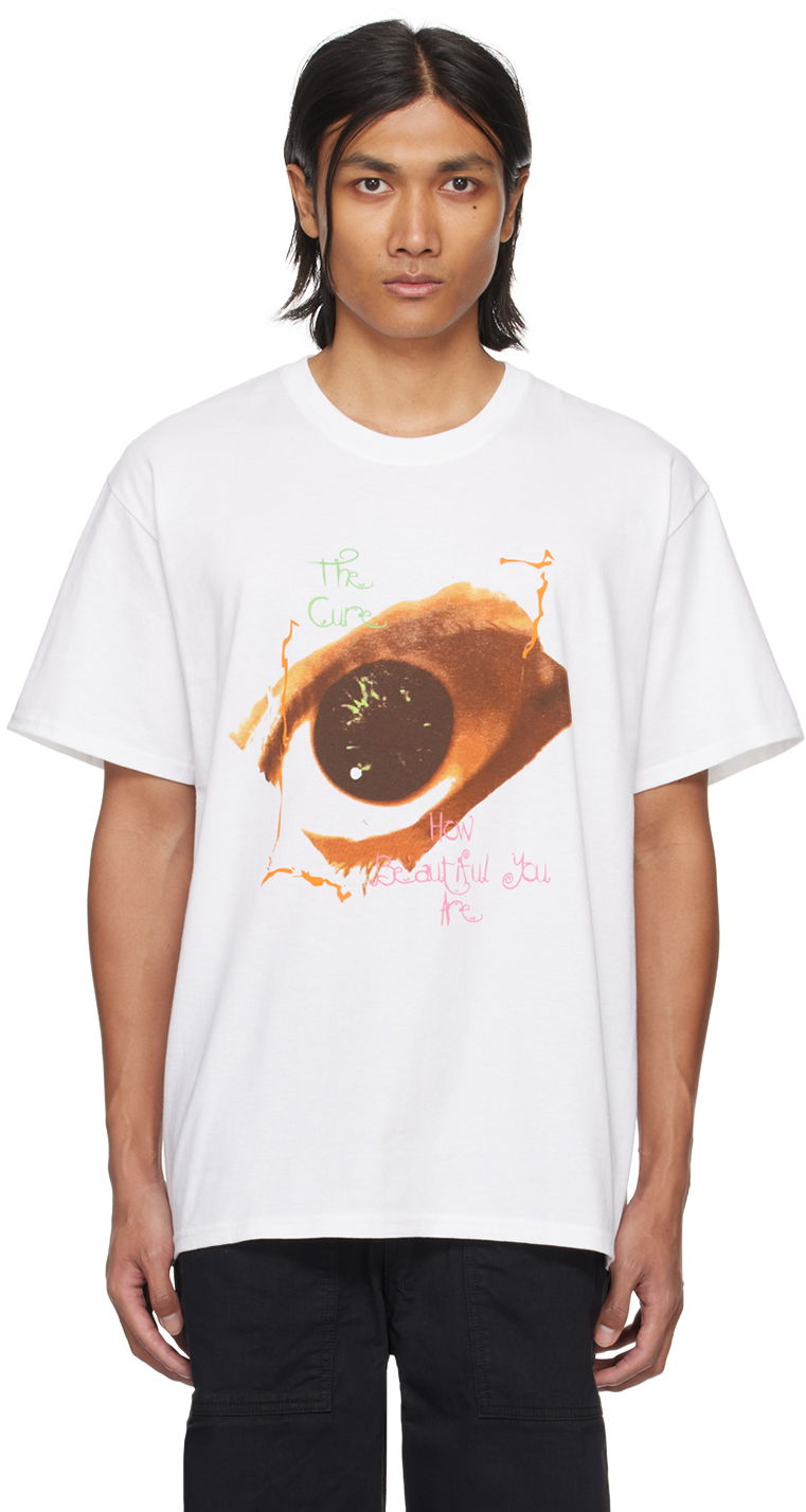 Тениска Noah The Cure 'How Beautiful You Are' T-Shirt Бяло | T204FW23, 0