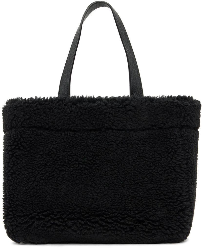 Голяма пазарска чанта STAND STUDIO Fleece Shopping Tote Bag Черно | 61742-9031