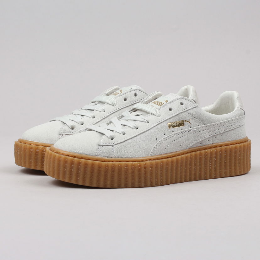 Кецове и обувки Puma Suede Creepers star white - star white - oatmeal Бежово | 361005 06