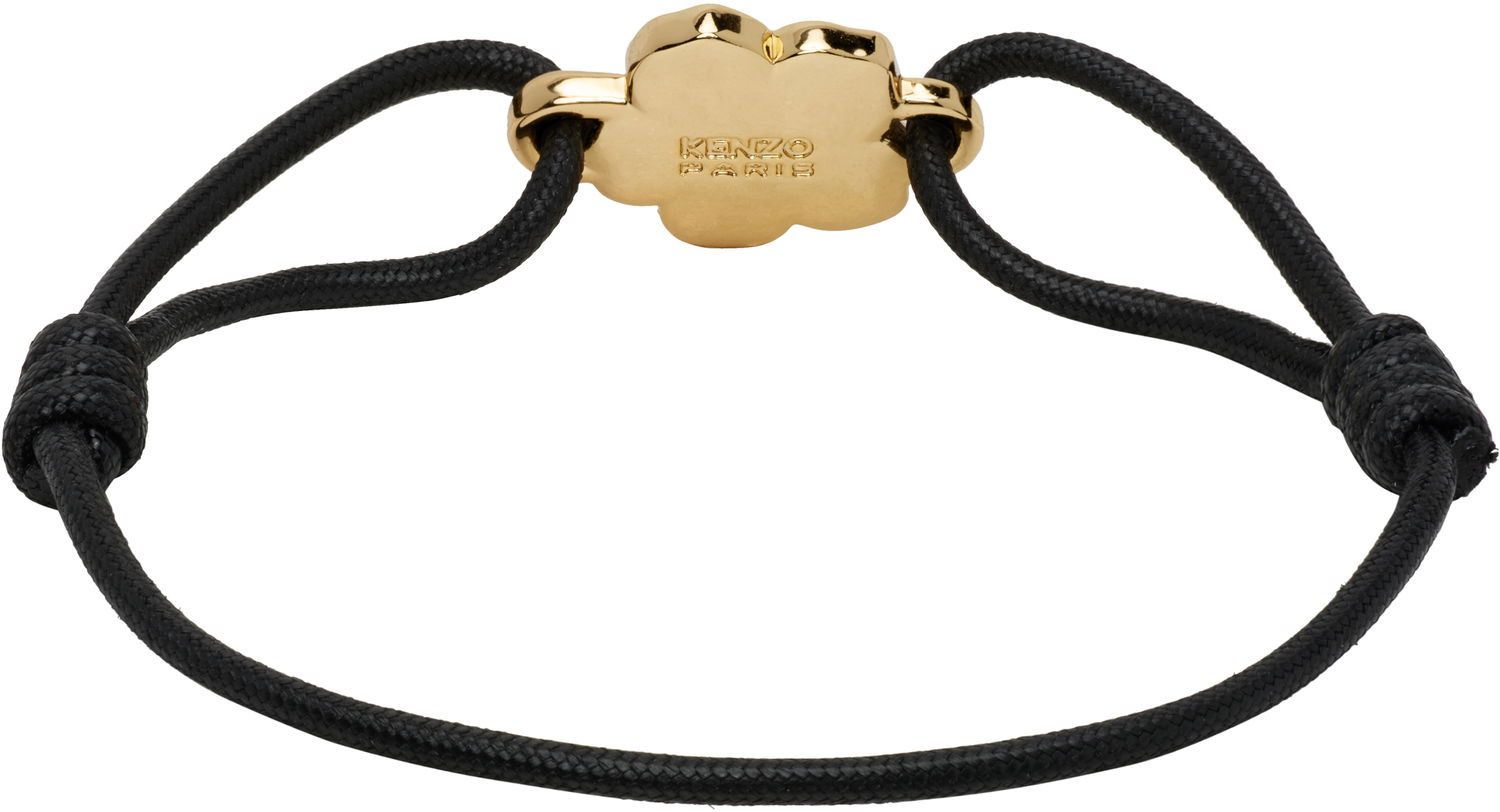 Гривна KENZO Kenzo Paris Boke Flower Cord Bracelet Черно | FF68BI731M02, 1