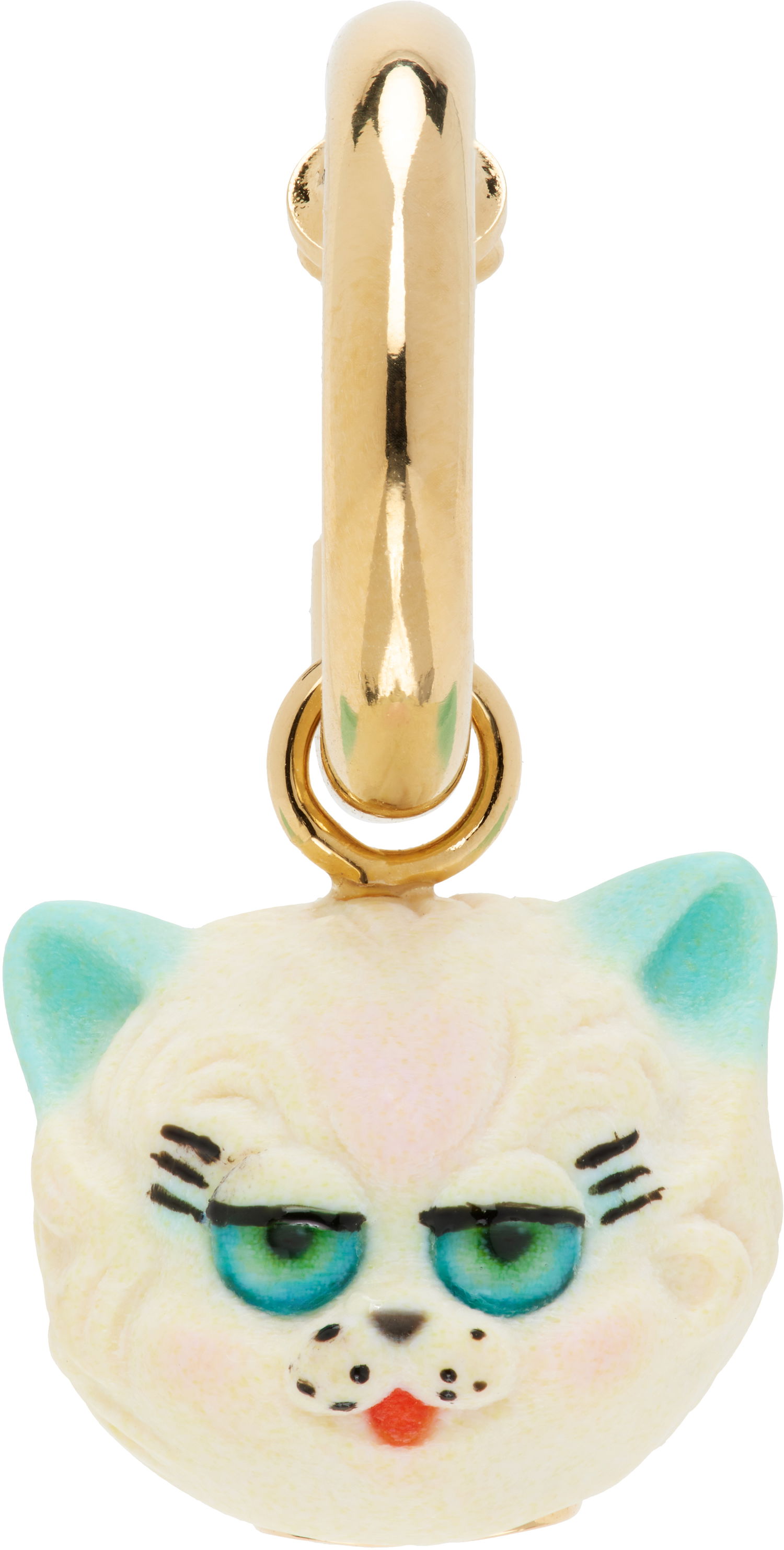 Обеци Valentino Valentino Garavani 'Le Chat De La Maison' Clip-On Cat Face Earring Многоцветен | 7Y2J0AL6VQY, 0