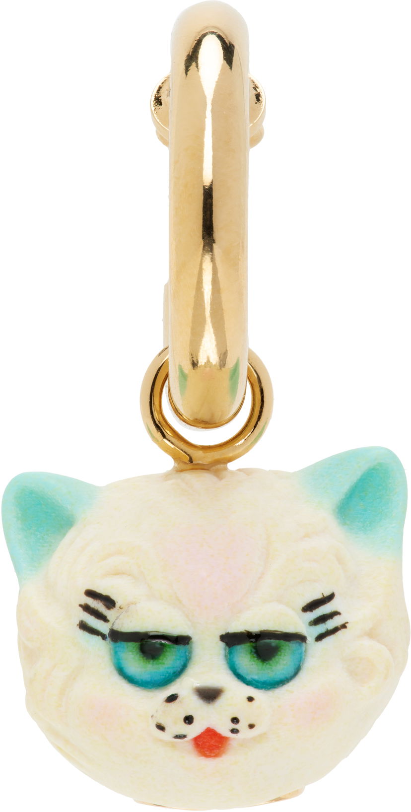 Обеци Valentino Valentino Garavani 'Le Chat De La Maison' Clip-On Cat Face Earring Многоцветен | 7Y2J0AL6VQY