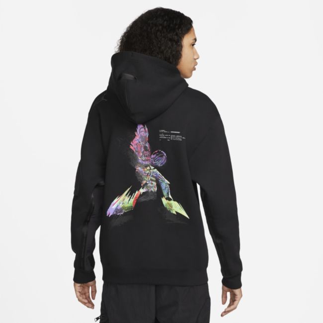Суитчър Jordan Fleece Pullover Hoodie Черно | DJ0202-010, 1
