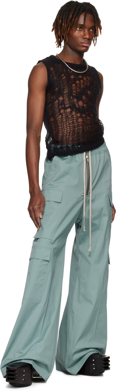 Карго панталони Rick Owens Rick Owens Hollywood Cargobela Cargo Pants Зелено | RU01E5339 TE, 3