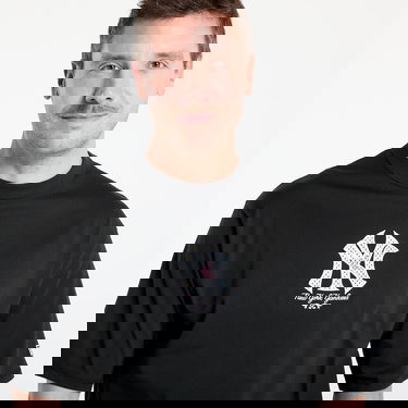 Тениска New Era New York Yankees MLB Infill Oversized T-shirt Черно | 60667838, 2