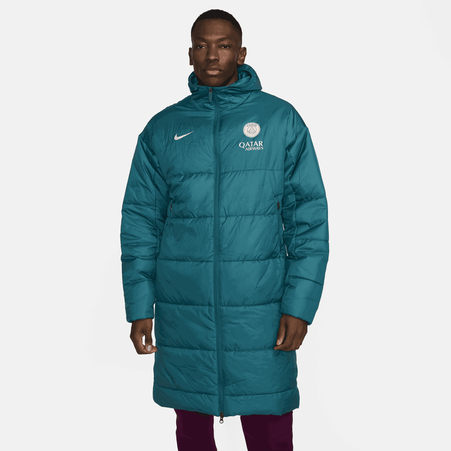 Пухо яке Nike Academy Pro Therma-FIT Long Padded Soccer Jacket Синьо | FQ0155-382, 1