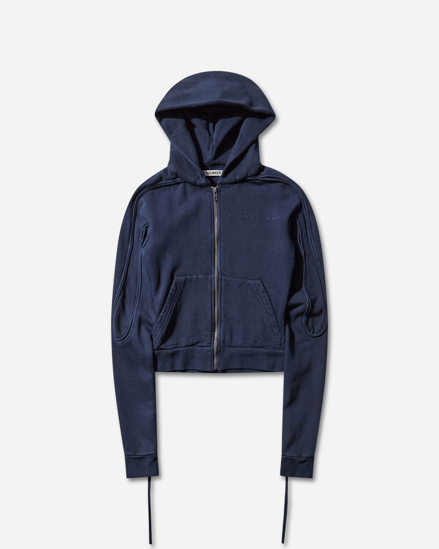 Суитчър Ottolinger Fitted Hoodie Тъмно синьо | 11560241501 3, 1